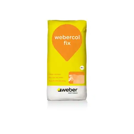 Webercol Fix – Cement-Based Tile Adhesive for Internal Use 20kg White